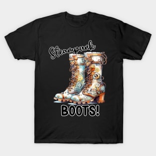 Steampunk Boots! T-Shirt